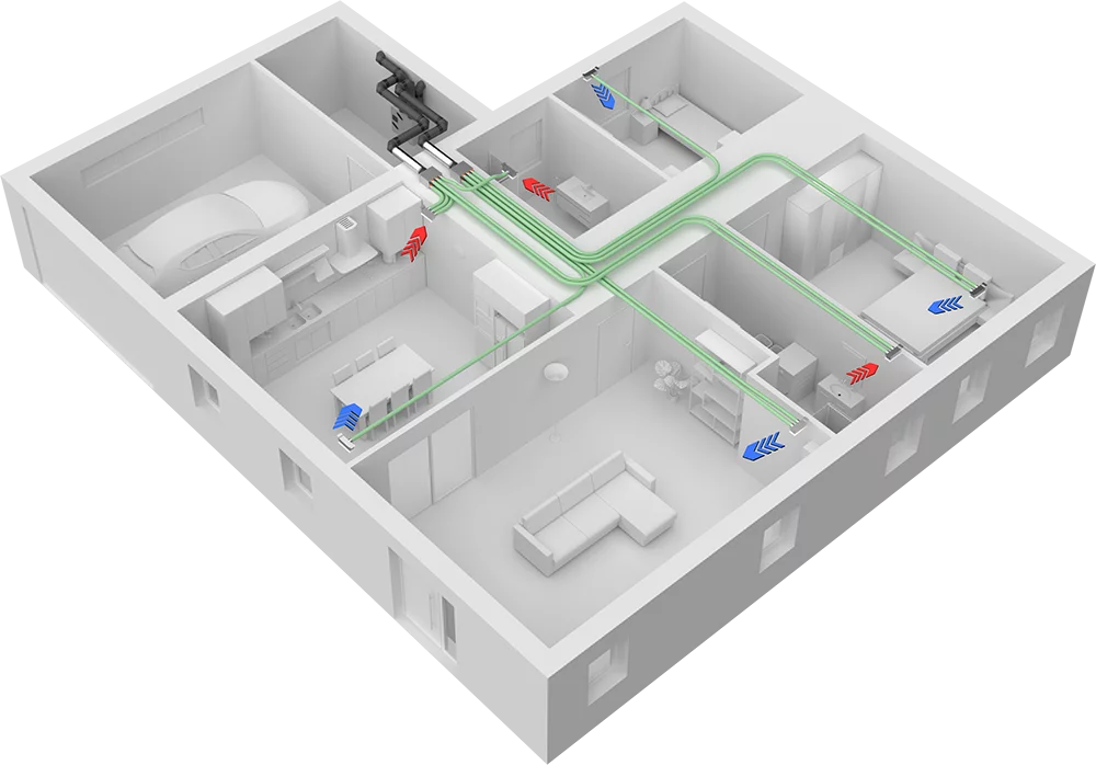 Guida al corretto dimensionamento di un impianto VMC. Criteri, normative ed esempi pratici