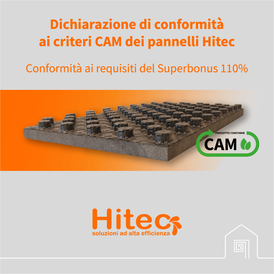Certificazione CAM dei pannelli Hitec