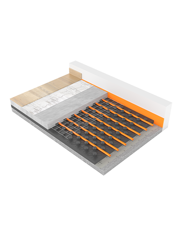 Pannelli per il riscaldamento e raffrescamento a pavimento